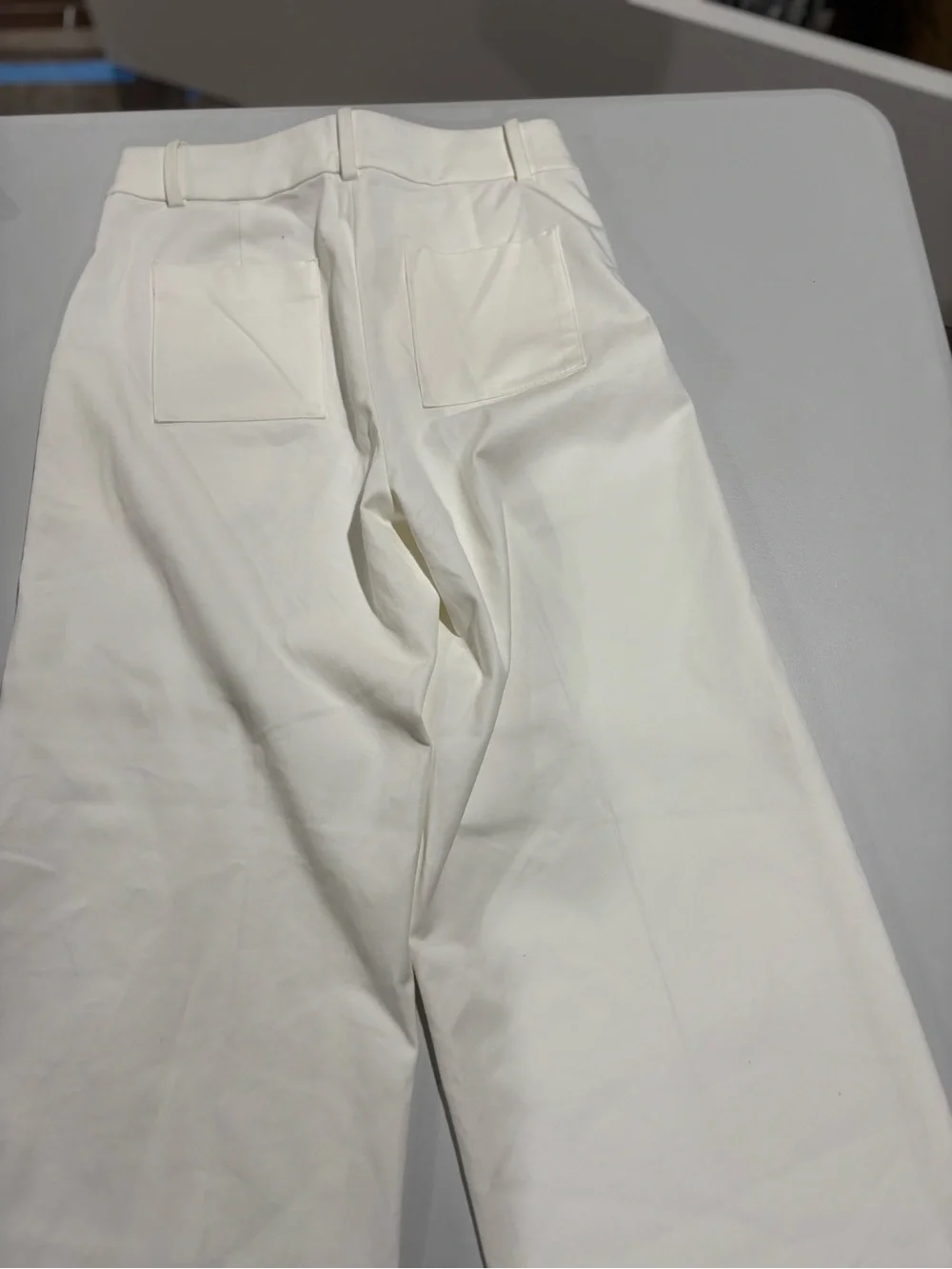 J. Crew women’s White Dress Pants - Clean Tailored Waist